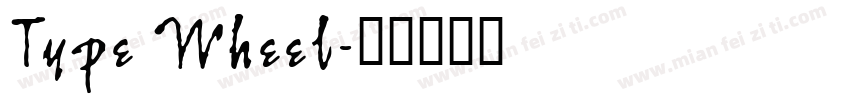 Type Wheel字体转换